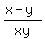 %28x-y%29%2Fxy