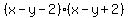 %28x-y-2%29%28x-y%2B2%29