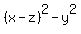 %28x-z%29%5E2-y%5E2