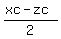 %28xc-zc%29%2F2