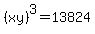 %28xy%29%5E3=13824