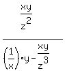 %28xy%2Fz%5E2%29%2F%28%281%2Fx%29y-xy%2Fz%5E3%29