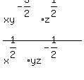 %28xy%5E%28-3%2F2%29z%5E%281%2F2%29%29%2F%28x%5E%281%2F2%29yz%5E%28-1%2F2%29%29