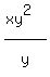 %28xy%5E2%29%2Fy%5E%22%22