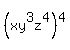 %28xy%5E3z%5E4%29%5E4