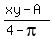 %28xy-A%29%2F%284-pi%29