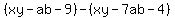 %28xy-ab-9%29-%28xy-7ab-4%29