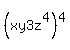 %28xy3z%5E4%29%5E4