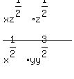 %28xz%5E%281%2F2%29z%5E%281%2F2%29%29%2F%28x%5E%281%2F2%29yy%5E%283%2F2%29%29