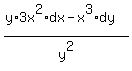 %28y%2A3x%5E2%2Adx+-+x%5E3%2Ady%29%2Fy%5E2