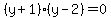 %28y%2B1%29%28y-2%29=0