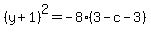 %28y%2B1%29%5E2=-8%283-c-3%29