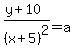 %28y%2B10%29%2F%28x%2B5%29%5E2=a
