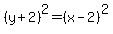 %28y%2B2%29%5E2=%28x-2%29%5E2