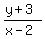 %28y%2B3%29%2F%28x-2%29