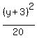 %28y%2B3%29%5E2%2F20