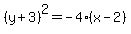 %28y%2B3%29%5E2+=+-4%28x-2%29