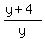 %28y%2B4%29%2Fy