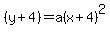 %28y%2B4%29+=+a%28x%2B4%29%5E2