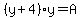 %28y%2B4%29y=A