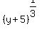 %28y%2B5%29%5E%281%2F3%29