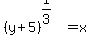 %28y%2B5%29%5E%281%2F3%29=x