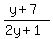 %28y%2B7%29%2F%282y%2B1%29