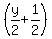 %28y%2F2%2B1%2F2%29