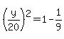 %28y%2F20%29%5E2=1-1%2F9