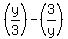 %28y%2F3%29+-+%283%2Fy%29