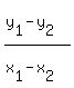 %28y%5B1%5D+-+y%5B2%5D%29%2F%28x%5B1%5D+-+x%5B2%5D+%29