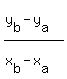 %28y%5Bb%5D+-y%5Ba%5D%29%2F%28x%5Bb%5D-x%5Ba%5D%29