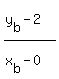 %28y%5Bb%5D-2%29%2F%28x%5Bb%5D-0%29