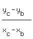 %28y%5Bc%5D+-y%5Bb%5D%29%2F%28x%5Bc%5D-x%5Bb%5D%29