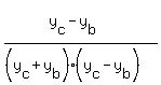 %28y%5Bc%5D-y%5Bb%5D%29%2F%28%28y%5Bc%5D%2By%5Bb%5D%29%2A%28y%5Bc%5D-y%5Bb%5D%29%29