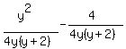 %28y%5E2%29%2F%284y%28y%2B2%29%29+-+%284%29%2F%284y%28y%2B2%29%29