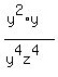 %28y%5E2%2Ay%29%2F%28y%5E4z%5E4%29