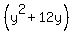 %28y%5E2%2B12y%29