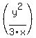 %28y%5E2%2F3x%29+