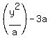 %28y%5E2%2Fa%29+-+3a