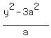 %28y%5E2+-+3a%5E2%29%2Fa