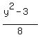 %28y%5E2-3%29%2F8
