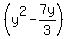 %28y%5E2-7y%2F3%29