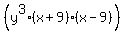 %28y%5E3%28x%2B9%29%28x-9%29%29