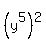 %28y%5E5%29%5E2