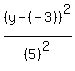 %28y+-+%28-3%29%29%5E2%2F%285%29%5E2