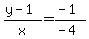 \"%28y+-+1%29%2Fx+=+%28-1%29%2F%28-4%29\"