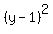 %28y+-+1%29%5E2