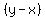 %28y+-+x%29++