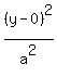 %28y-0%29%5E2%2Fa%5E2